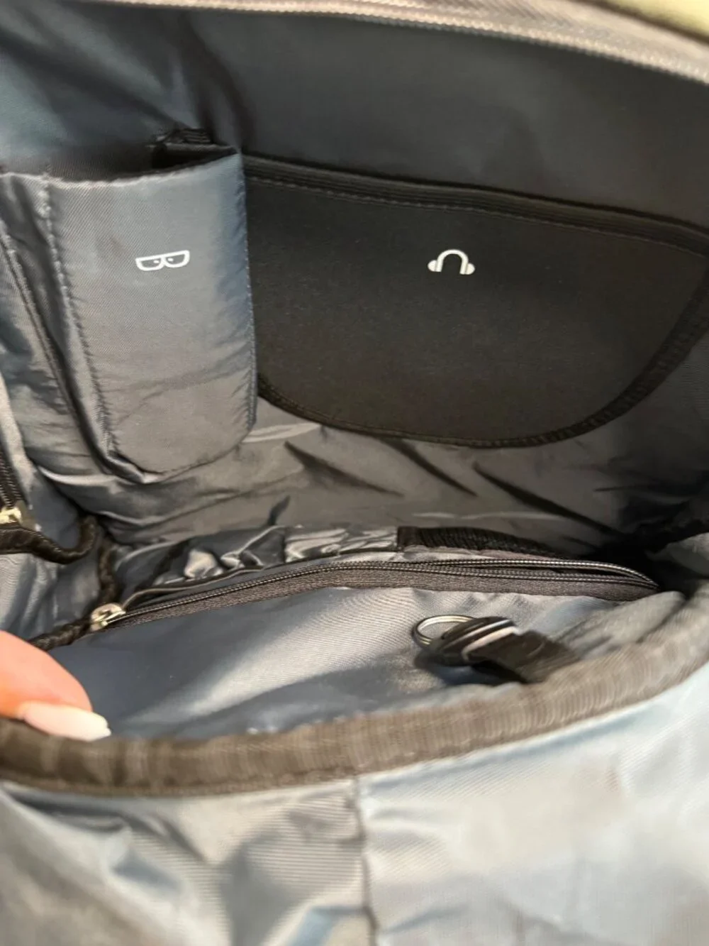 Targus Durable Multi-Compartment Backpack For Travel & Work Gray/Olive Laptop St